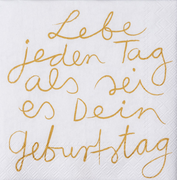 Servietten LEBE JEDEN TAG