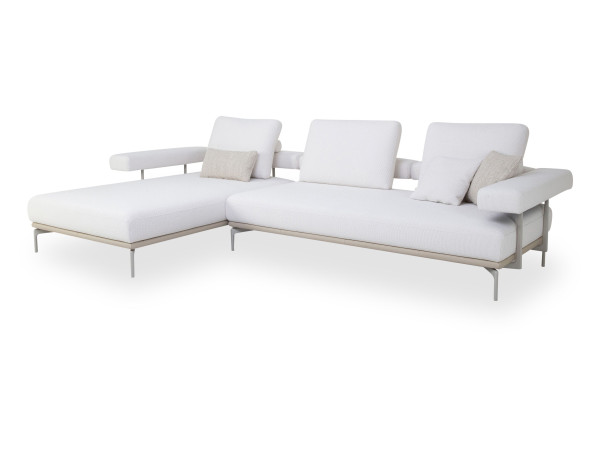 Polsterecke ROLF BENZ JAZ 524 in grau aus Stoff