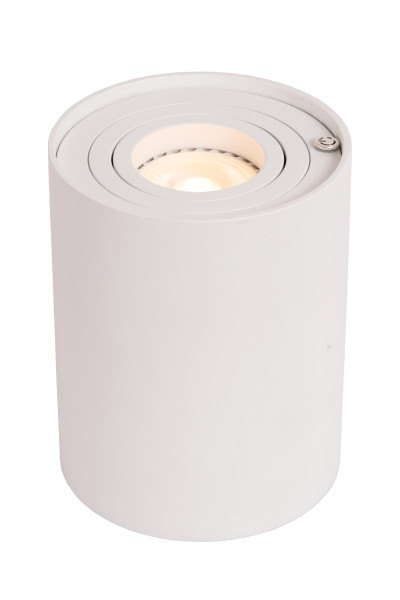 Tischleuchte TUBE in weiß aus Metall