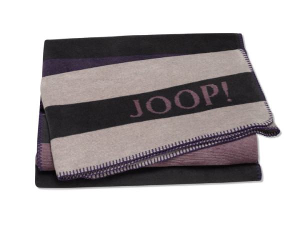 Wohndecke JOOP! TONE in violett aus Mischgewebe