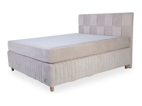 Boxspringbett SANSIBAR KATTEGAT in 9283 shell aus Stoff