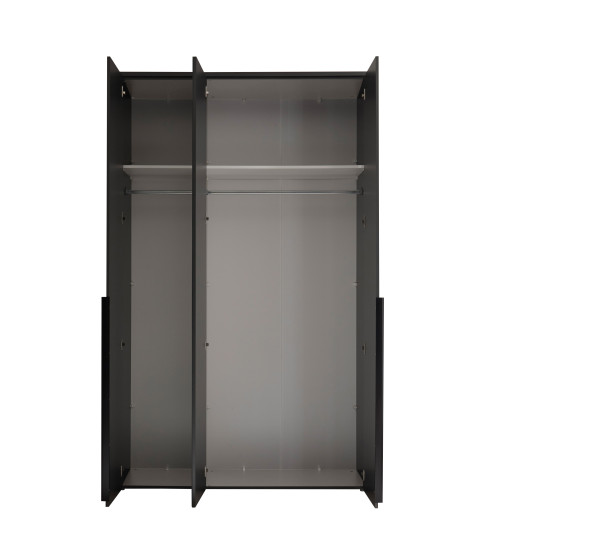 Kleiderschrank HARPER BURELA in graphit aus Dekor