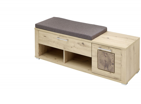Bank vito Tira in Artisaneiche aus Dekor
