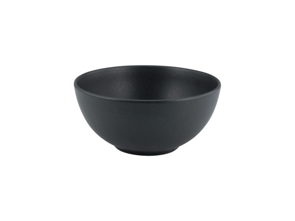 Müslischale SOFT TOUCH in schwarz aus Steinzeug