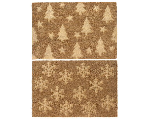 Fußmatte in beige aus Kokos