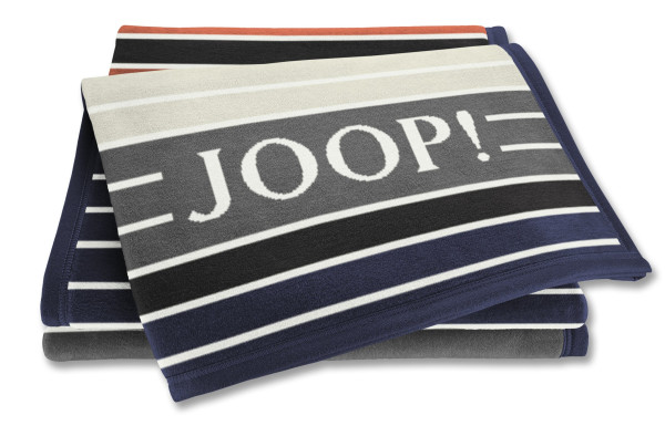 Decke JOOP! FABRICS OUTDOOR LI in blau aus Mischgewebe