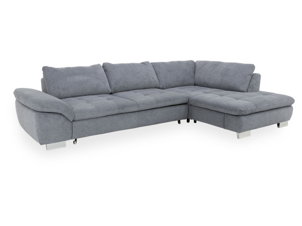 Polsterecke MARGO in grau aus Stoff