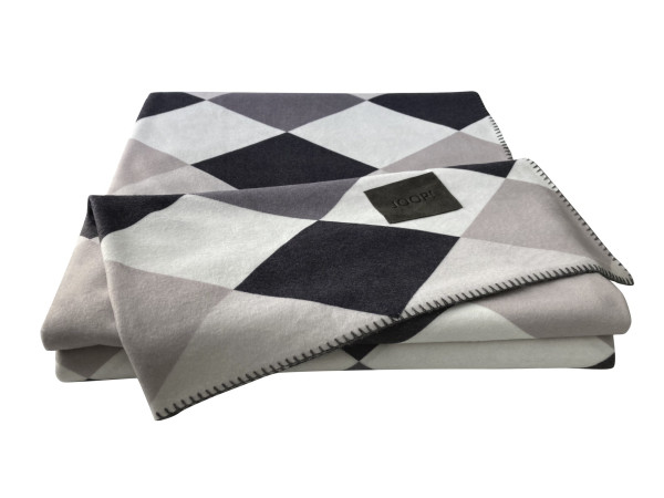 Wohndecke JOOP! SOFT in grau aus Mischgewebe