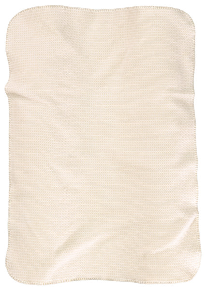 Kinderdecken COTTON NATURE in beige aus Mischgewebe