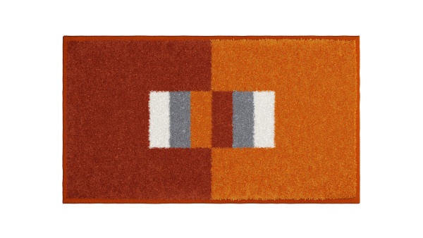 Badematte CAPRICIO in orange aus Polyacryl