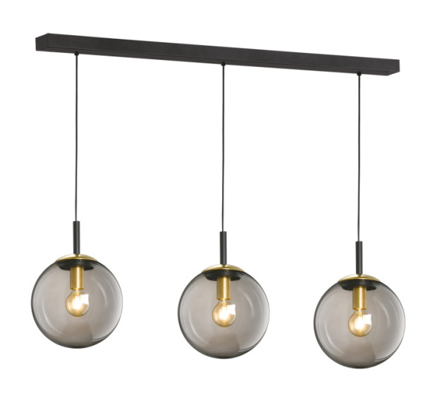 Pendelleuchte DINI in schwarz aus Metall