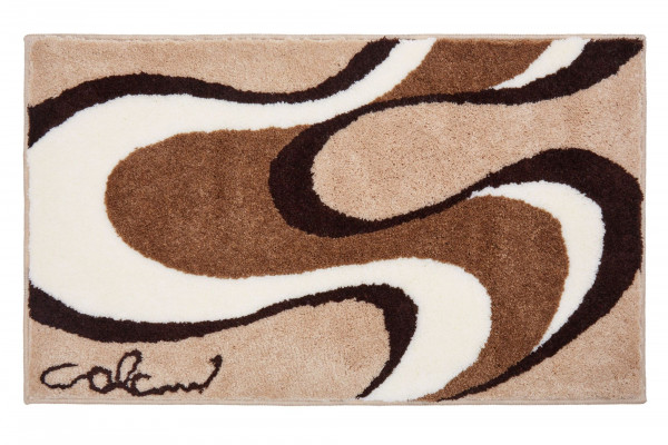 Badematte Colani 11 in beige aus Polyacryl