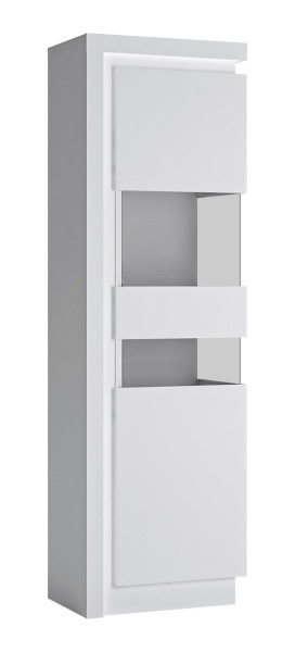Vitrine WENKE in weiß aus Dekor