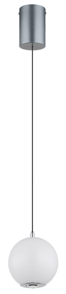 Hängeleuchte SIMMONS in grau aus Metall