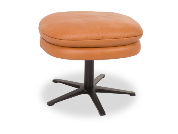 Hocker Sofamanufaktur 31741 Embrace in cognac aus Leder