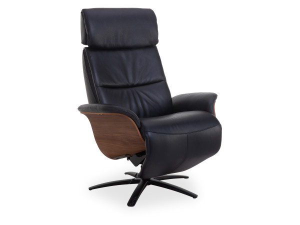 Relaxsessel HARPER KHARTUM in schwarz aus Leder