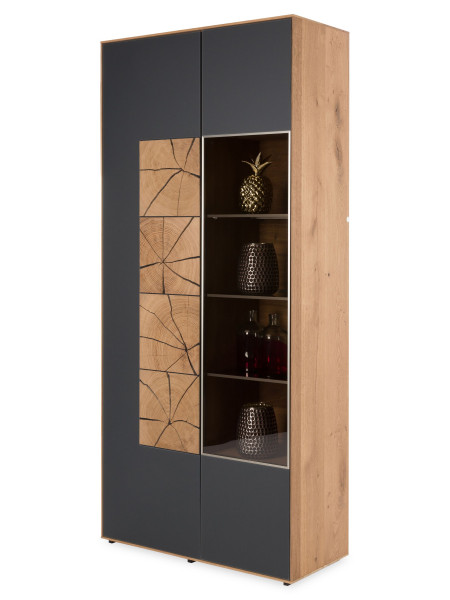 Vitrine hartmann Heaven in Eiche aus Massivholz