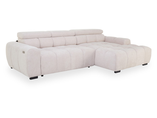Polsterecke HARPER WIELE in beige aus Stoff