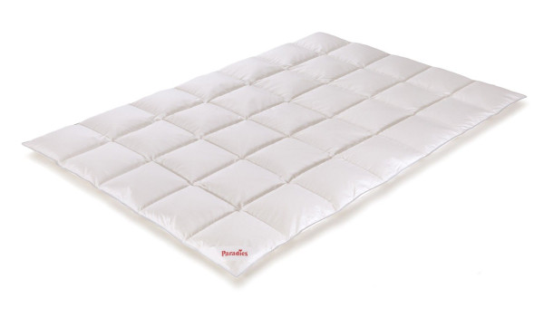 Ganzjahresbett GALIA 90 in weiß aus Daune/Feder