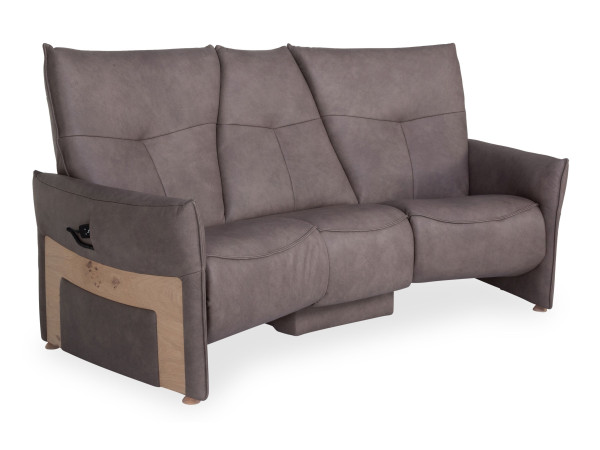 Trapezsofa MONDO VARIA 4936 in fango aus Leder