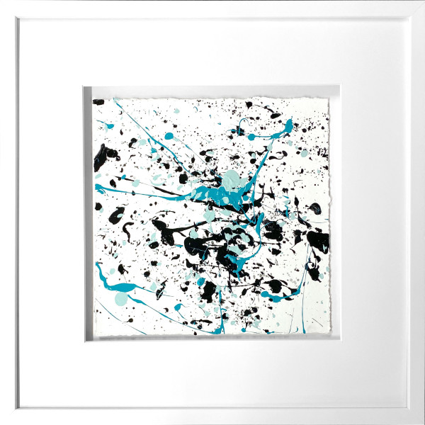 Gemälde COMPOSITION IN BLAU in blau