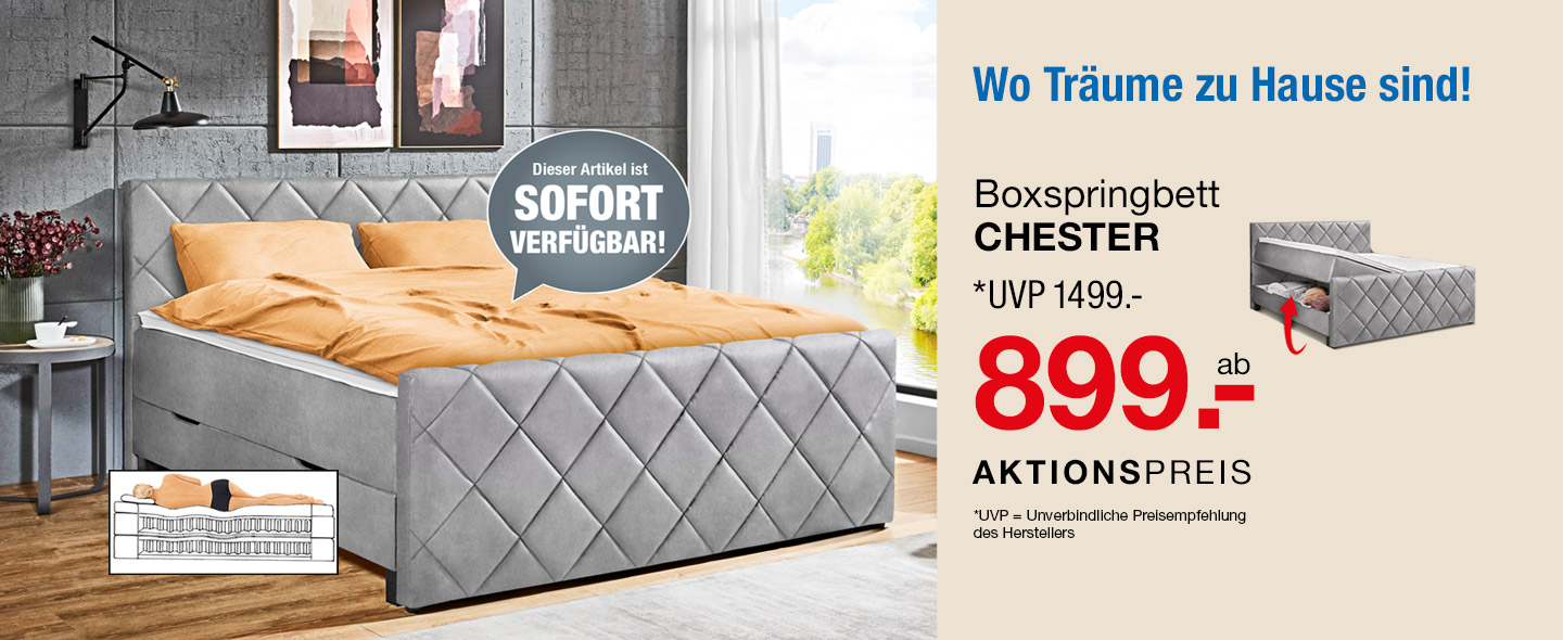 Boxspringbett CHESTER