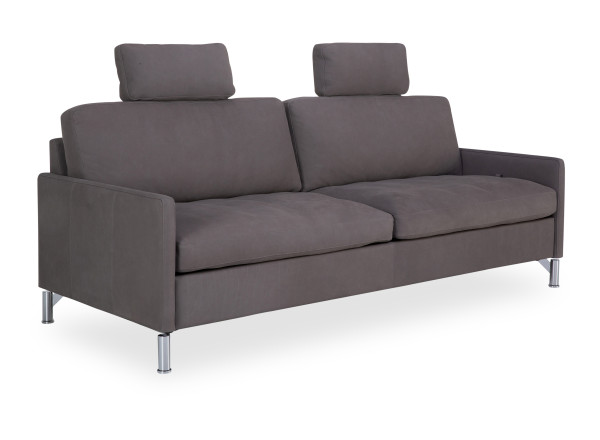 Sofa brühl ALBA in stone aus Leder
