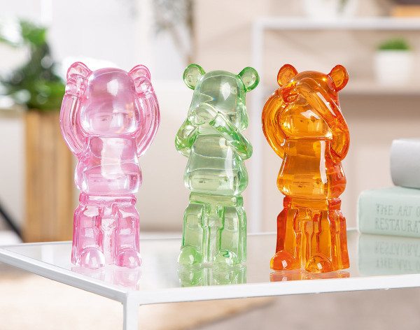 Figur BÄR COLORIDO in mehrfarbig aus Acryl