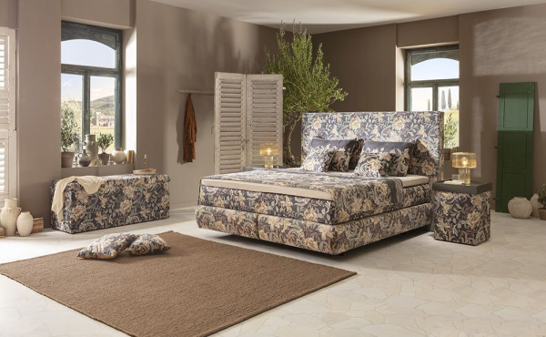 Boxspringbett bassetti SALERNO aus Stoff