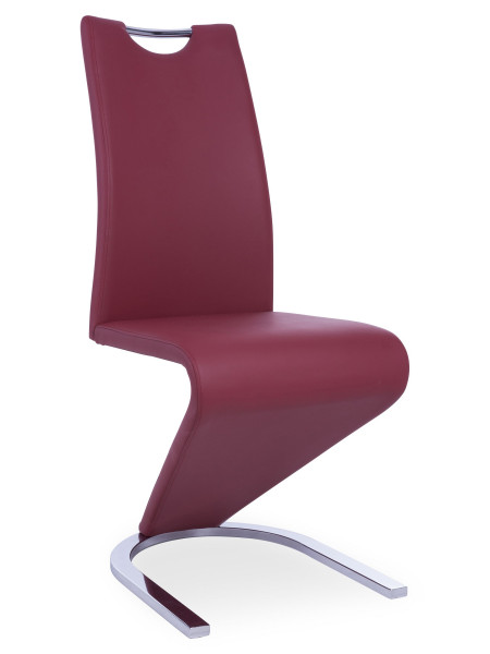 Freischwinger LUCY in bordeaux