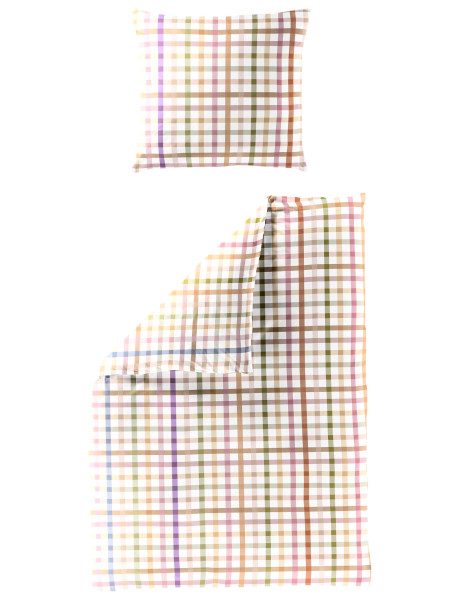 Bettwäsche Mako-Satin pastel aus Baumwolle