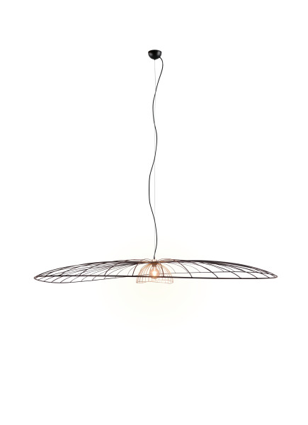 Pendelleuchte LAURIS in schwarz aus Metall