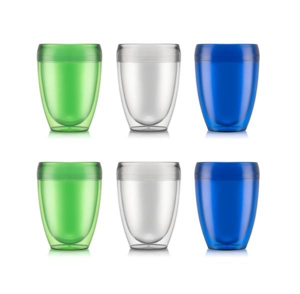 Trinkbecher-Set bodum PAVINA OUTDOOR in mehrfarbig aus Kunststoff