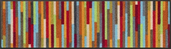 Fußmatte MIKADO STRIPES in mehrfarbig aus Polyamid
