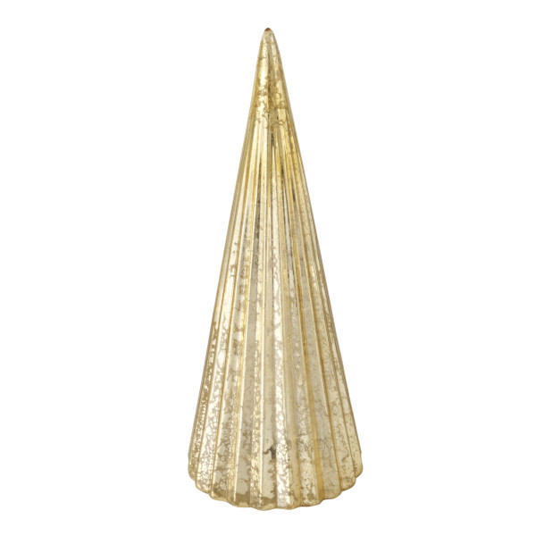 Weihnachtsbaum AURELIA in goldfarben aus Glas