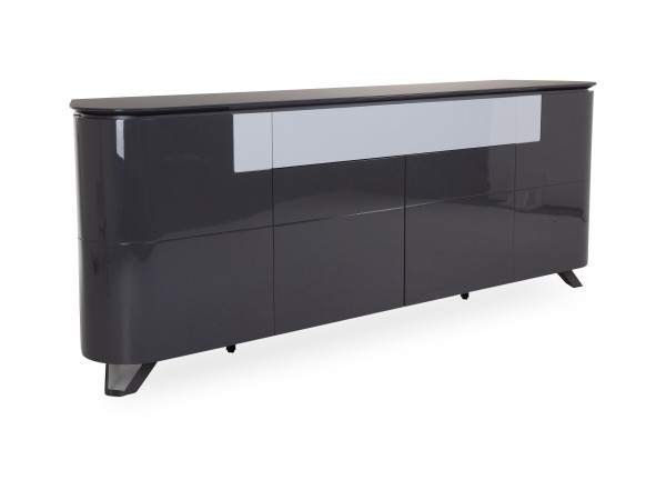 Sideboard DSIGN ESANO in anthrazit aus Lack Hochglanz