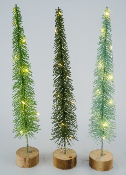 Weihnachtsbaum DRAHT LED in grün aus Kunststoff