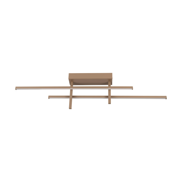 Deckenleuchte TREPILIANO in beige aus Metall