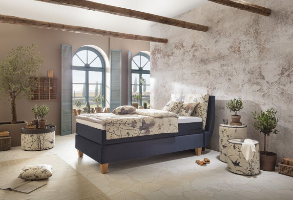 Boxspringbett bassetti FERRARA aus Stoff
