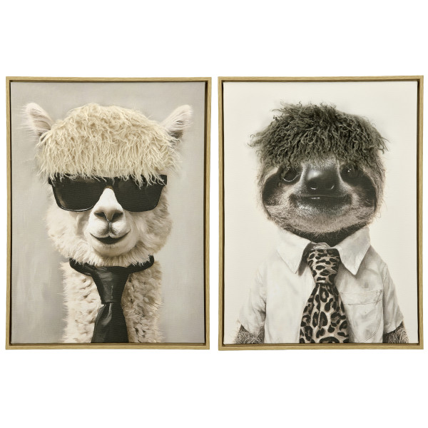 Bild ANIMAL OBJECT in grau aus Papier