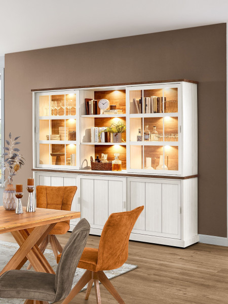 Buffet-Aufsatz HARPER ELTHAM in teak aus Dekor