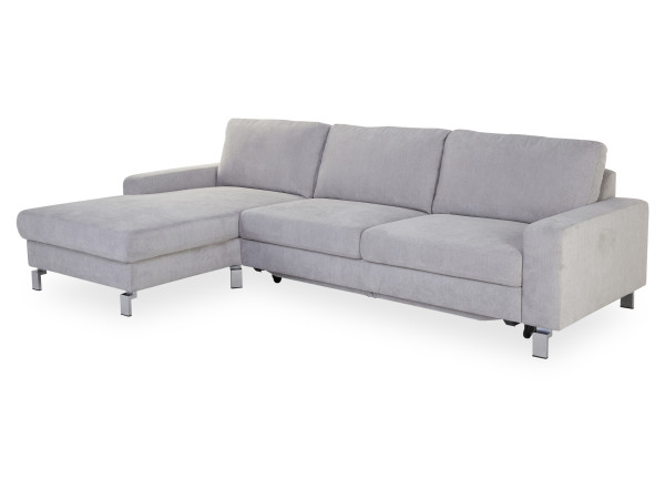 Polsterecke COLLINS in silver aus Stoff