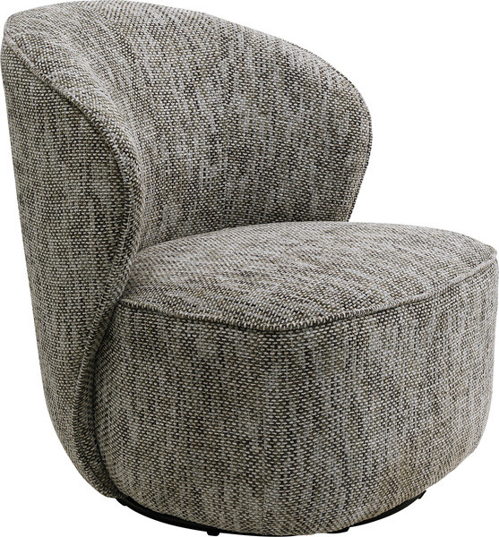 Drehsessel ELLIE in grau aus Stoff