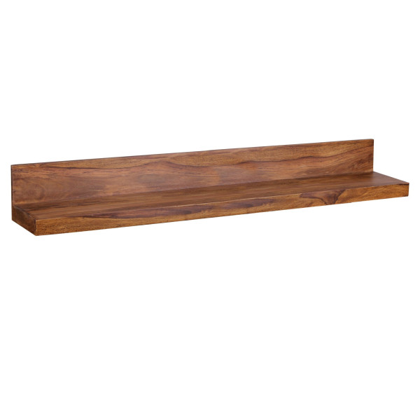 Wandregal MUMBAI in braun aus Holz