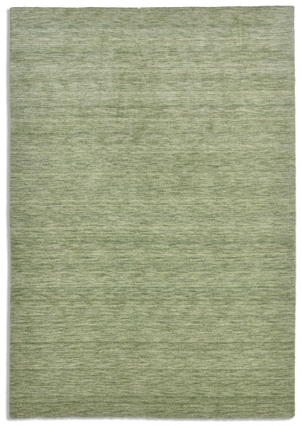 Teppich HOLI in grün aus Schurwolle