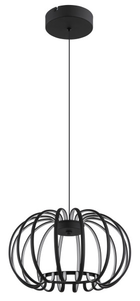 Hängeleuchte RIBBON in schwarz aus Metall