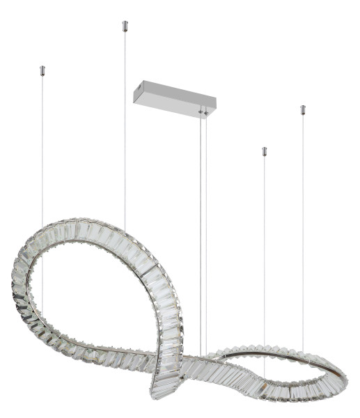 Hängeleuchte NEIL in verchromt aus Metall