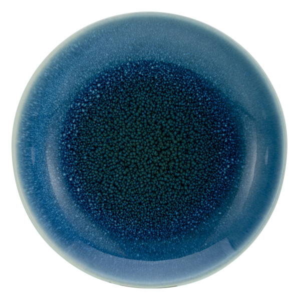 Dessertteller CALDERA in blau aus Porzellan