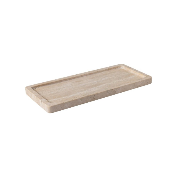Servierplatte Manufacture in beige aus Steingut