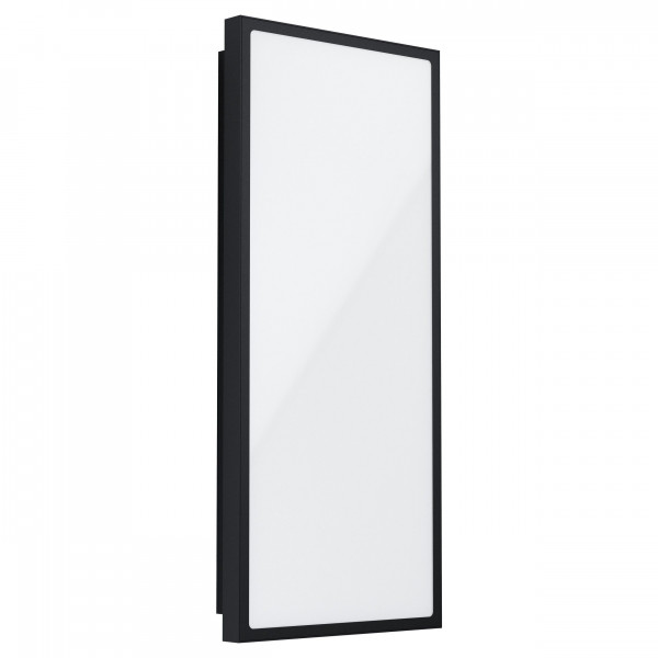 Wandleuchte CASAZZA in schwarz aus Kunststoff